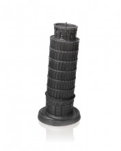 XXL Tower of Pisa Candle - Steel